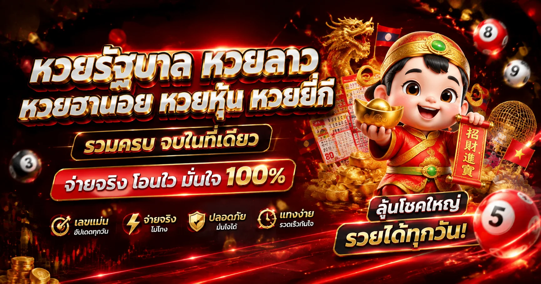 หวยออนไลน์ BESTCLUB88 แทงหวยครบทุกสำนัก อัตราจ่ายสูง